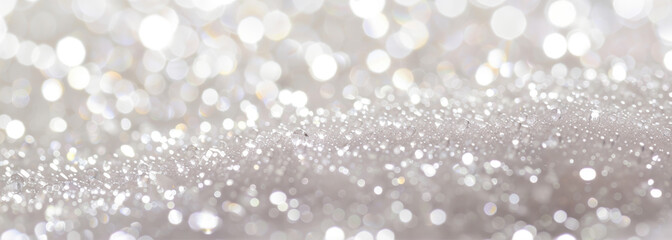 Abstract background with sparkles, glow and bokeh
