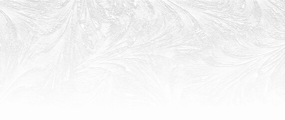 White winter vector background with frozen glass pattern and ice for cover design, cards, flyer, poster, banner. Hand drawn Christmas illustration. Merry Christmas! Happy New Year! Snow.