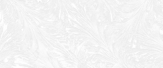 White winter vector background with frozen glass pattern and ice for cover design, cards, flyer, poster, banner. Hand drawn Christmas illustration. Merry Christmas! Happy New Year! Snow.