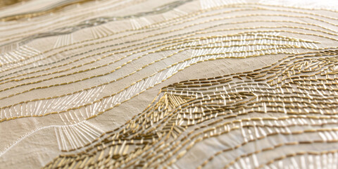 Embroidery on fabric
