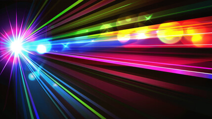 abstract colorful background with lights