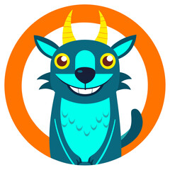  an animal pun illustrated in a quirky style Vector Design and illustration