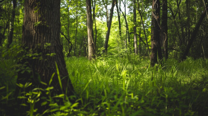 Obraz premium forest in the morning