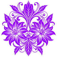 art nouveau florals abstract floral background Vector Design and illustration