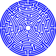 detailed labyrinth or maze pattern Vector Design and illustration