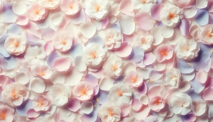 Obraz premium Pastel Petal Rain background,generative ai