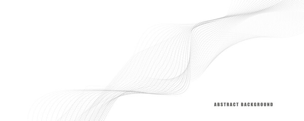 Abstract wavy line art background.