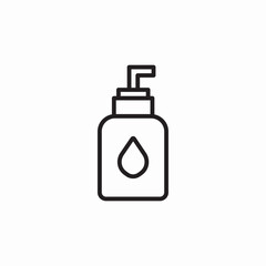 liquid soap icon sign vector