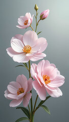 Obraz premium Beautiful Pink Flowers - Biology, Background, Phone Wallpaper, Nature, Card, Celebration, Gift, Bouquet
