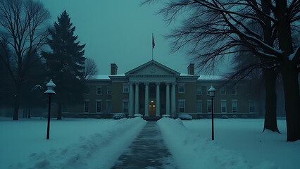 A dark winter holiday is marked by a mysterious disappearance of students on a Canadian university campus suddenly