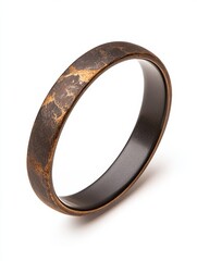 Discover the Unique Craftsmanship and Timeless Appeal of the Rustic Metal Wedding Band for Your Special Day