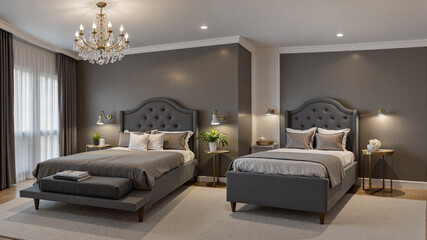 interior of a hotel room