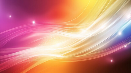 Abstract Colored Background with Shiny Wave