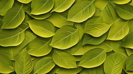 Fototapeta premium A lush arrangement of dark green and teal leaves, creating a serene, nature-inspired backdrop.