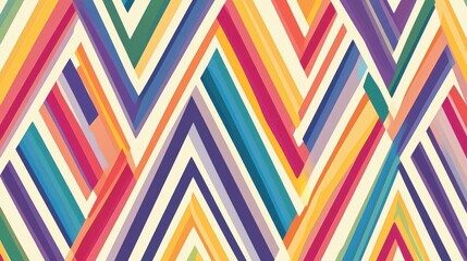 Vibrant abstract background featuring colorful triangles, creating a dynamic and energetic visual effect.