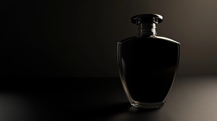 Elegant Perfume Bottle with Dark Background