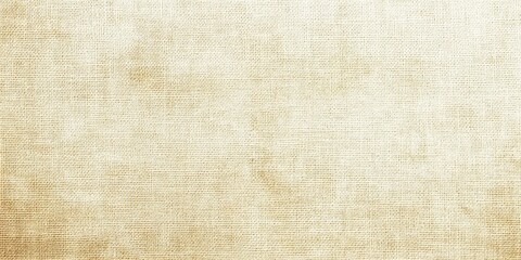 Fototapeta premium ナチュラルな質感の布地、クリーム色のキャンバス素材で静かな雰囲気を醸し出している背景