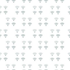 Wifi internet sign icon seamless pattern background