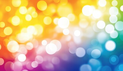 Obraz premium カラフルなぼかしの背景、様々な色合いが調和した光のパターンが楽しめる抽象的なデザイン