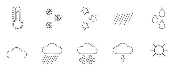 weather linear set