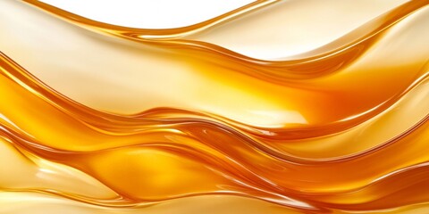 Close-up of smooth caramel showcasing rich textures and warm brown tones in luxurious lighting