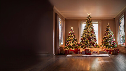 Traditional Christmas Setting