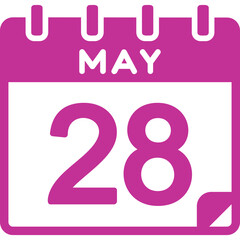 28 May Vector Icon Design