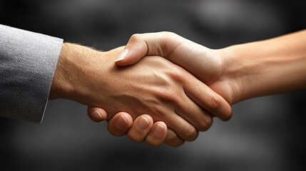 Close-up of a Handshake - Partnership, Agreement, and Success