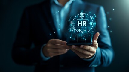 Naklejka premium HR management: HR management and recruitment