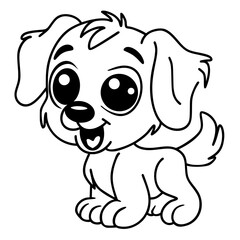 cute dog doodle 