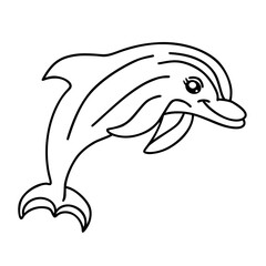 Cute Dolphin doodle 