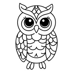 cute owl doodle 