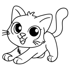 cute cat doodle 