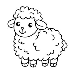 sheep animal doodle 