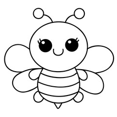 Obraz premium bee doodle