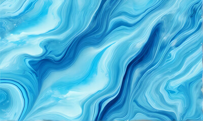 Obraz premium abstract blue swirls pattern background, luxurious textured template, design illustration wallpaper