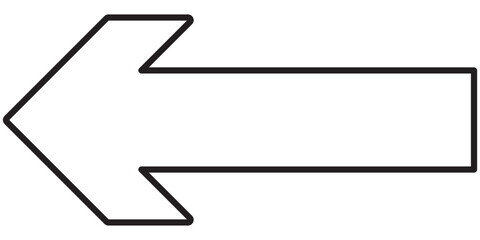 Left arrow icon , black left arrow icon