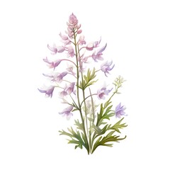 Naklejka premium Flower concept design idea isolated on a white background