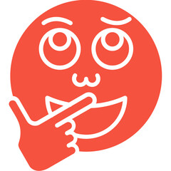 Thinking Vector Icon Design