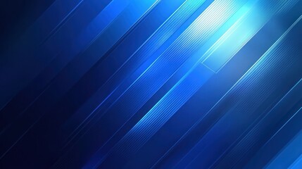 Abstract Blue Geometric Background