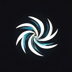 Obraz premium Flower concept design idea isolated on a white background