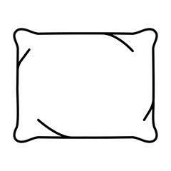 Simple Flat Home Decor Pillow Icon