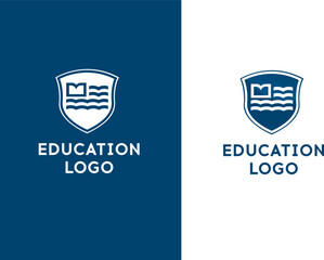Modern and versatile education logo design, ideal for schools, universities, and online learning platforms. Represents growth, knowledge, and innovation in the educational sector.
