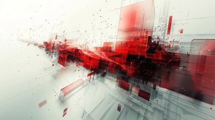 Abstract vector background, technology illustration, stylish eps10