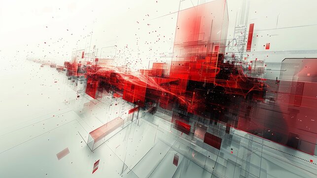Abstract vector background, technology illustration, stylish eps10