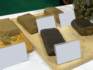 Different varieties of Hashish