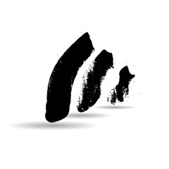 Textured Ink Lines and Brush Strokes.  Grunge ink brush stroke, perfect for adding a raw, handmade feel to any design project.