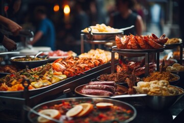 Obraz premium Close up of a buffet