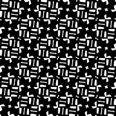 Seamless texture for fashion, textile design,  wallpaper, banner, card, invitation, backgrounds ,wrapping paper, fabrics and home decor. Simple repeat pattern. Black and white color.

