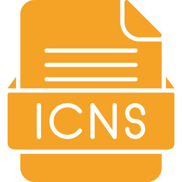 ICNS File Format Vector Icon Design